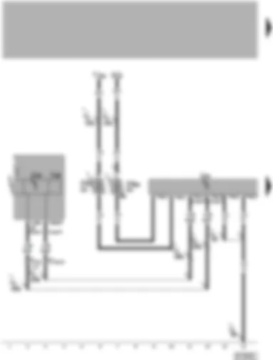 Wiring Diagram  VW PHAETON 2004 - Seat adjustment with memory control unit - dash panel insert