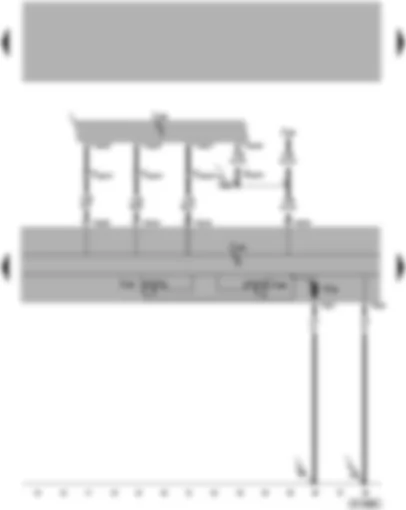 Wiring Diagram  VW PHAETON 2015 - ABS with EDL control unit - distance regulation control unit - ABS return flow pump relay - ABS return flow pump