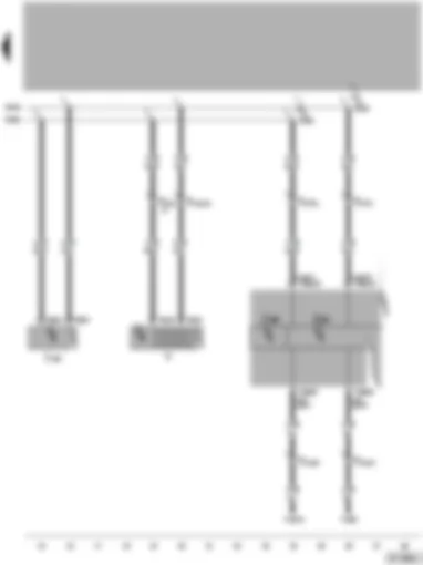 Электросхемa  VW PHAETON 2015 - Блок управления отопителя - комбинация приборов - диагностический интерфейс шин данных - аналоговые часы - диагностический разъём
