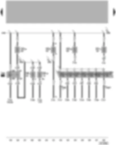 Wiring Diagram  VW PHAETON 2004 - Terminal 75 voltage supply relay 1