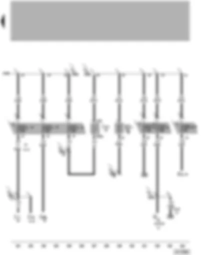 Wiring Diagram  VW PHAETON 2004 - Terminal 30 voltage supply relay