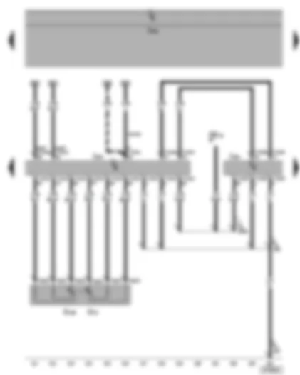 Wiring Diagram  VW PHAETON 2004 - Engine control unit - engine control unit 2 - accelerator position sender