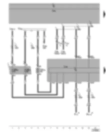 Wiring Diagram  VW PHAETON 2004 - ABS control unit - fuse SB8 - SB61 - SD24