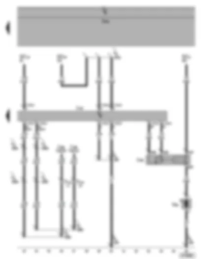 Wiring Diagram  VW PHAETON 2005 - Adaptive suspension control unit - adaptive suspension compressor relay - adaptive suspension compressor motor