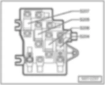 VW PHAETON 2014 Fuses, from May 2002