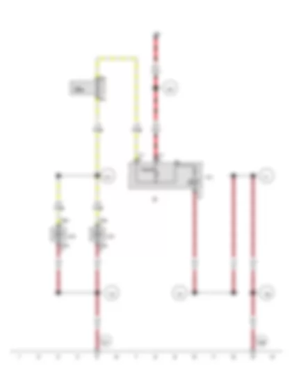 Wiring Diagram  VW POLO 2013 - Light switch - Left fog light bulb - Right fog light bulb
