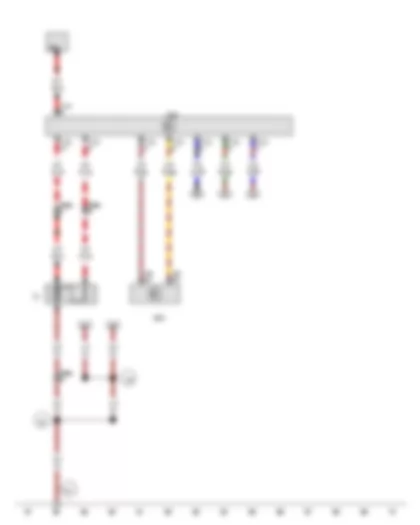 Wiring Diagram  VW POLO 2014 - Radiator fan control unit - Engine control unit - Radiator fan