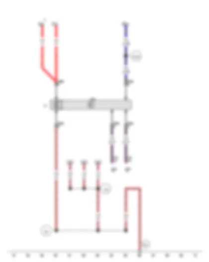 Wiring Diagram  VW POLO 2012 - Radiator fan control unit - Radiator fan