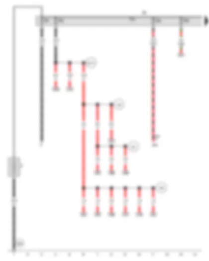Wiring Diagram  VW POLO 2011 - Battery - Fuse holder A