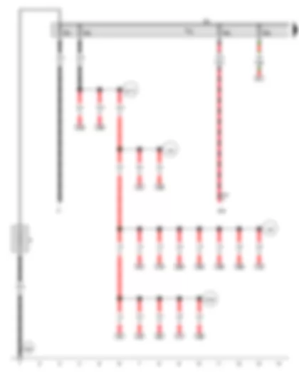 Wiring Diagram  VW POLO 2013 - Battery - Fuse holder A