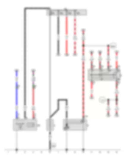 Wiring Diagram  VW POLO 2015 - Battery - Starter - Alternator with voltage regulator - Fuse holder A