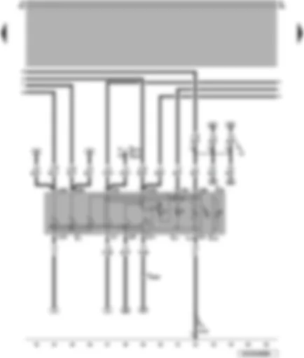 Wiring Diagram  VW POLO 1998 - Light switch - switch and instrument illumination regulator