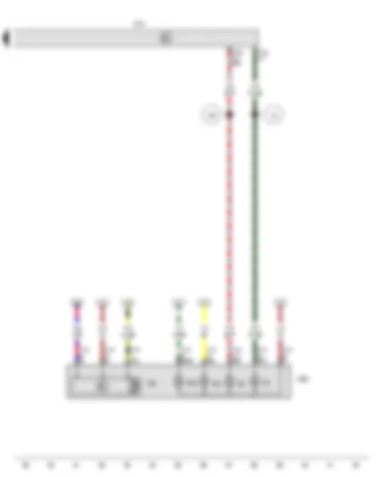 Wiring Diagram  VW POLO 2013 - Onboard supply control unit - Front right headlight