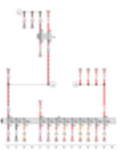 Wiring Diagram  VW POLO 2013 - X-contact relief relay - Fuse holder B