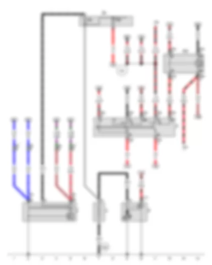 Wiring Diagram  VW POLO 2010 - Battery - Starter - Alternator - Ignition/starter switch - Fuse holder A