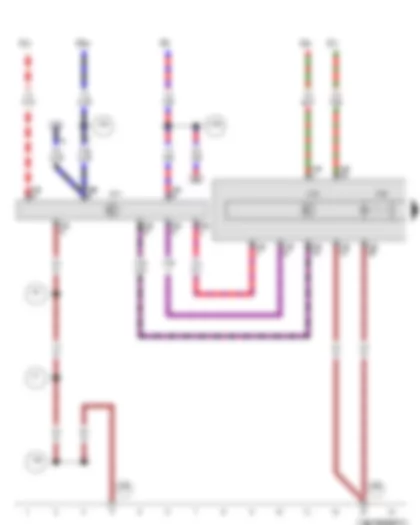 Wiring Diagram  VW POLO 2011 - ABS control unit - Voltage stabiliser 2