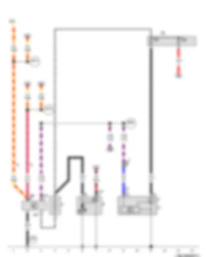 Wiring Diagram  VW POLO 2011 - Battery - Starter - Alternator - Battery monitor control unit