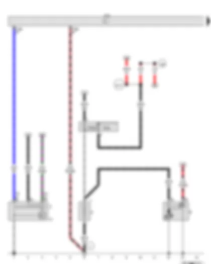 Wiring Diagram  VW POLO 2010 - Battery - Starter - Fuse 1 (30) - in battery fuse holder - Fuse 2 (30) - in battery fuse holder