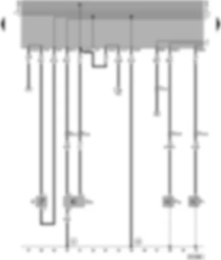 Wiring Diagram  VW POLO 1995 - Fuel level sender - oil pressure switch - speedometer sender