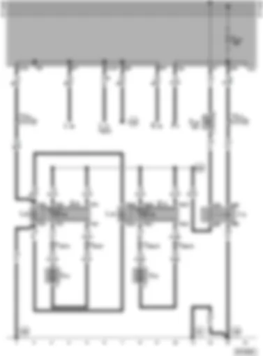 Wiring Diagram  VW POLO 1997 - Window lifter - front