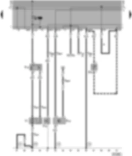 Wiring Diagram  VW POLO 1995 - Radiator fan - speedometer sender - oil pressure switch