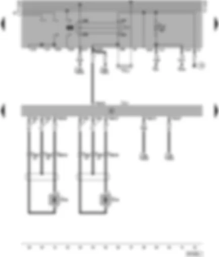 Wiring Diagram  VW POLO 1996 - Automatic gearbox control unit - gearbox speed sender - road speed sender