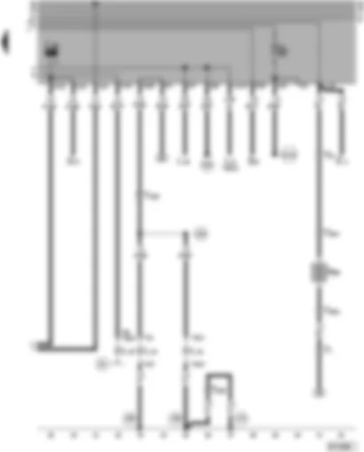 Wiring Diagram  VW POLO 1997 - Fog light - rear fog light - Series resistance - town driving lights