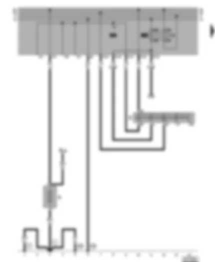 Wiring Diagram  VW POLO 1998 - Battery - ignition/starter switch