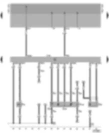 Wiring Diagram  VW POLO 1997 - Diesel direct injection system control unit - needle lift sender - modulating piston movement sender