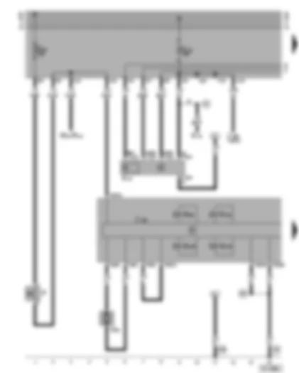 Wiring Diagram  VW POLO 1997 - ABS control unit - brake light switch