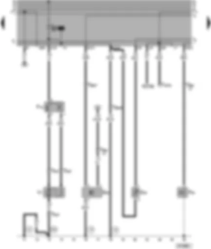 Wiring Diagram  VW POLO 1995 - Radiator fan - speedometer sender - oil pressure switch