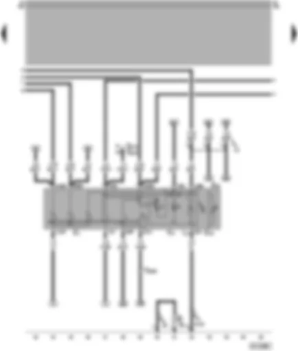 Wiring Diagram  VW POLO 2000 - Light switch - switch and instrument illumination regulator