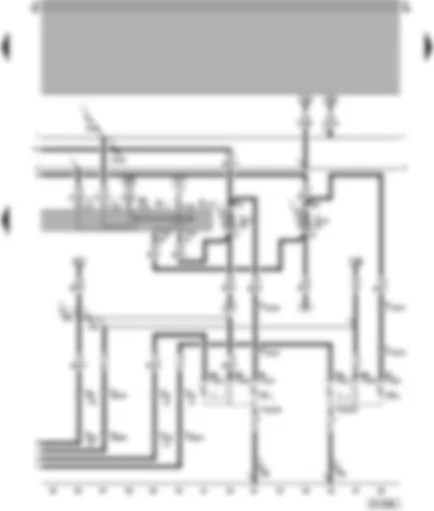 Wiring Diagram  VW POLO 1999 - Turn signal switch - parked light switch - front bulbs