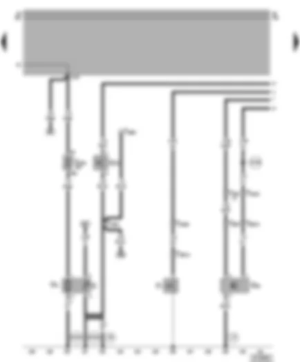 Wiring Diagram  VW POLO 2002 - Speedometer sender - coolant shortage indicator sender - fuel supply - oil pressure switch