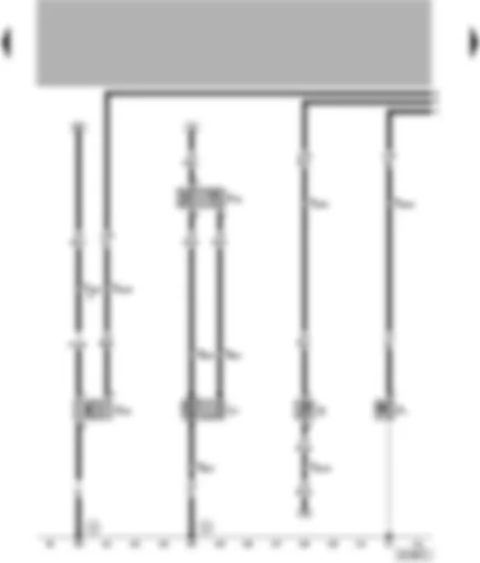 Wiring Diagram  VW POLO 2000 - Radiator fan thermo-switch - oil pressure switch - fuel gauge sender - speedometer sender (hall sender - on gearbox)