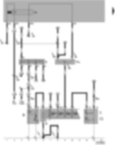 Wiring Diagram  VW POLO 2000 - Battery - starter - alternator - voltage regulator - ignition/starter switch - terminal 30 junction box