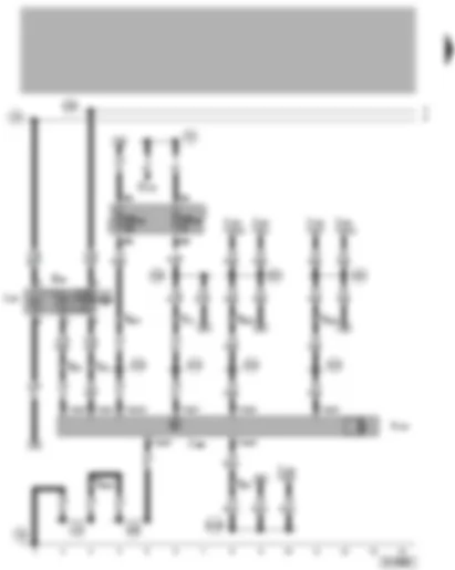 Wiring Diagram  VW POLO 2000 - Door control unit - driver
