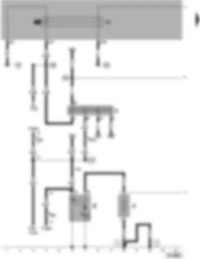 Wiring Diagram  VW POLO 2000 - Battery - starter - ignition/starter switch - X contact relief relay