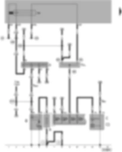 Wiring Diagram  VW POLO 2001 - Battery - starter - alternator - voltage regulator - ignition/starter switch - terminal 30 junction box  - X contact relief relay