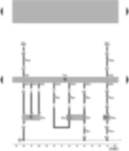 Wiring Diagram  VW POLO 2001 - Simos control unit - lambda probe - air mass meter - intake manifold change-over valve - lambda probe heater