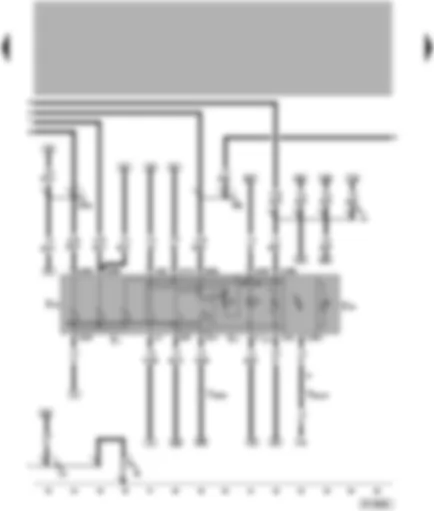 Wiring Diagram  VW POLO 2002 - Light switch - switch and instrument illumination regulator