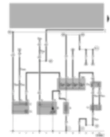 Wiring Diagram  VW POLO 2002 - Battery - starter - alternator - radiator fan