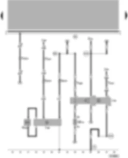 Wiring Diagram  VW POLO 2000 - Fuel shut-off valve - fuel shut-off valve control unit - fuel shut-off control unit (Crash)