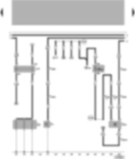 Wiring Diagram  VW POLO 2000 - Glow plug relay - speedometer sender - oil pressure switch - engine glow plugs