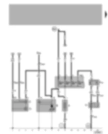 Wiring Diagram  VW POLO 2002 - Battery - starter - alternator - radiator fan