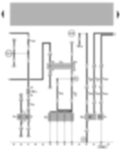 Wiring Diagram  VW POLO 2002 - Brake light switch - speedometer sender - glow plugs - (engine) - glow plug relay (engine) - oil pressure switch - brake pedal switch