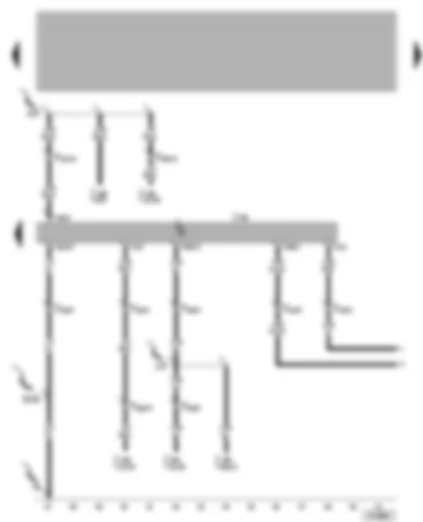 Wiring Diagram  VW POLO 1999 - Climatronic control unit