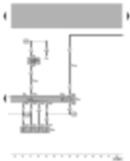 Wiring Diagram  VW POLO 2002 - Fresh air blower switch - air conditioner switch