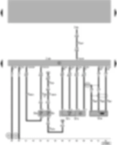 Wiring Diagram  VW POLO 2000 - Diesel direct injection system control unit - coolant temperature sender - intake manifold pressure sender - intake manifold temperature sender - engine speed sender