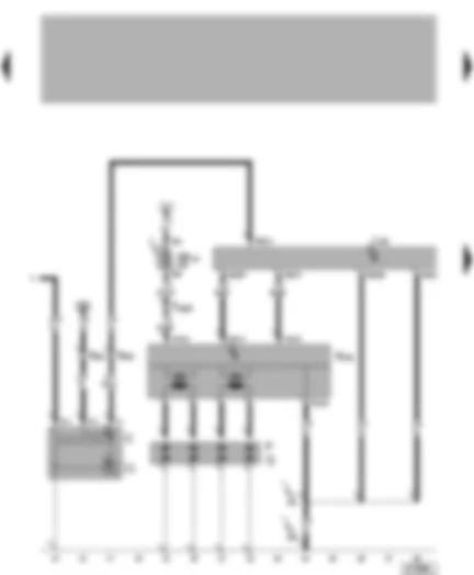 Wiring Diagram  VW POLO 2003 - Motronic control unit - alternator - ignition transformer